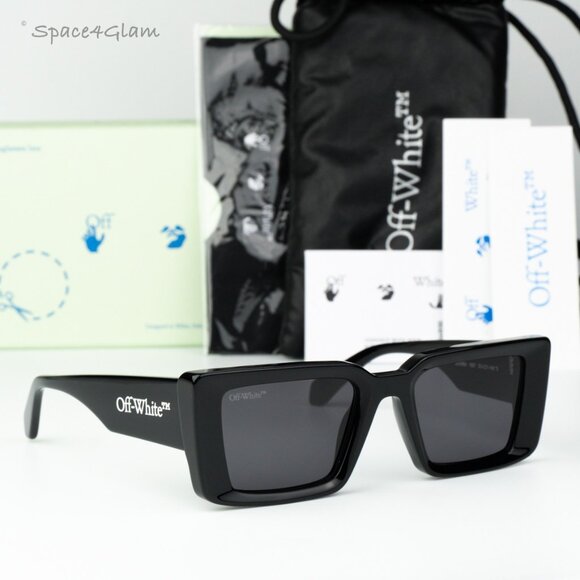 Off-White Women Sunglasses Black Grey Cat Eye OERI064 SAVANNAH 1007 BRAND NEW Off-White SAVANNAH Women Sunglasses Black | Mercari main image 4